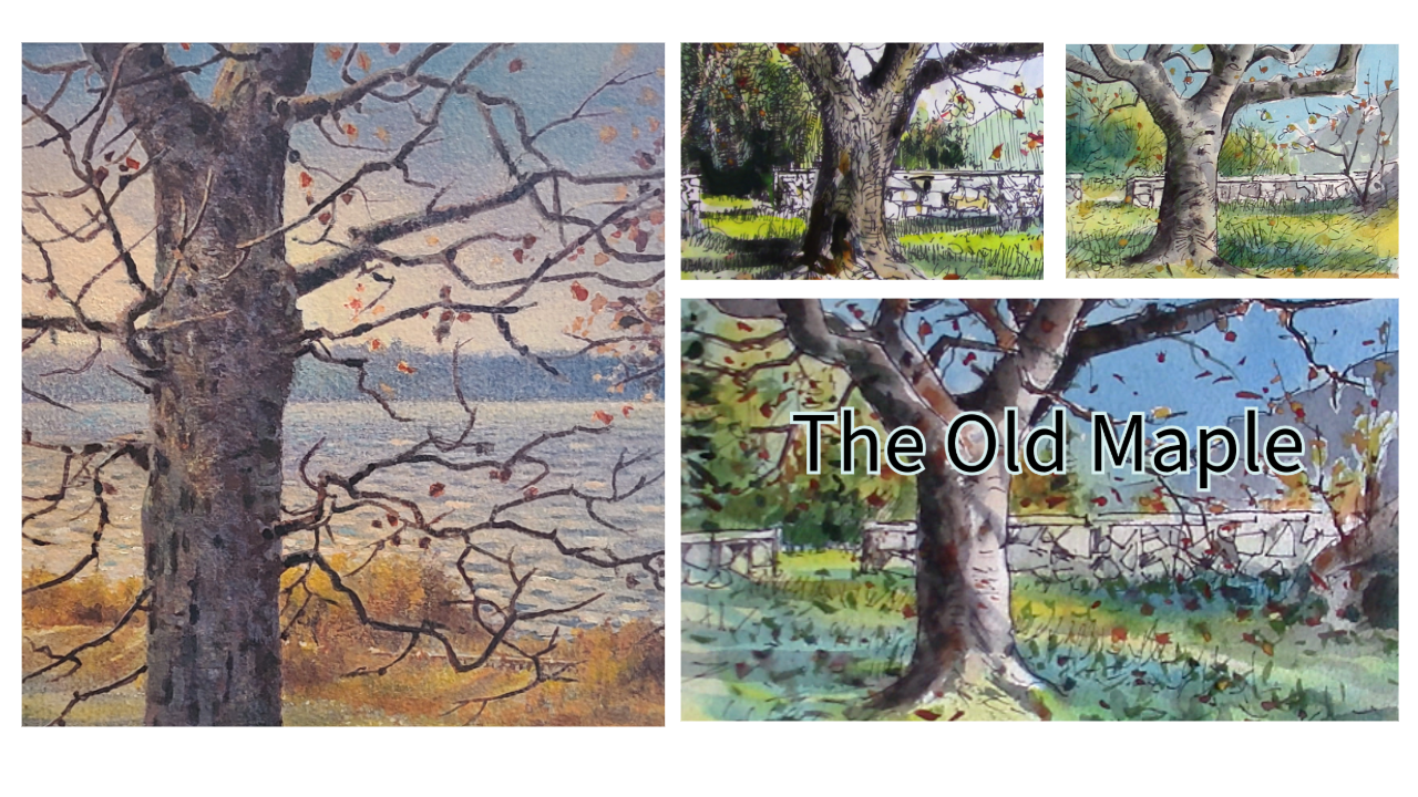 نقاشی های متنوع درخت