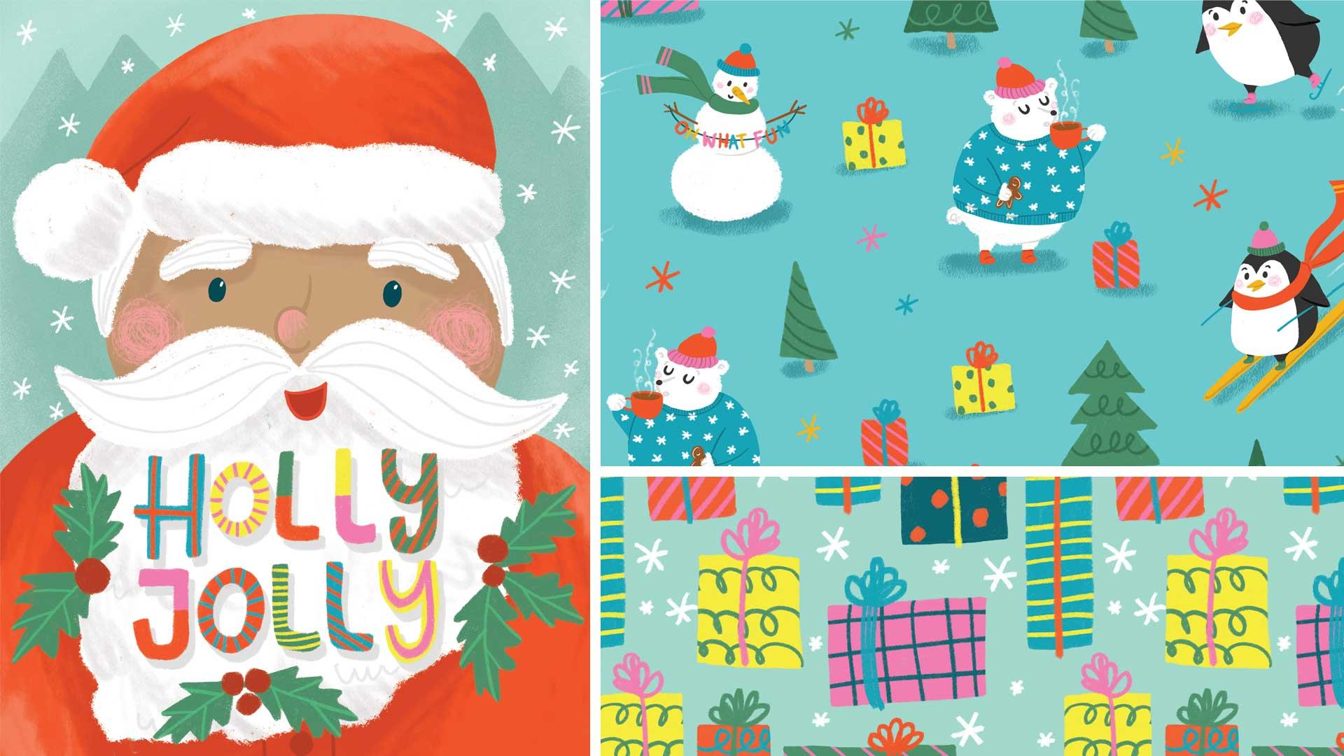 Design Christmas Collections in Procreate and Photoshop[Skillshare]