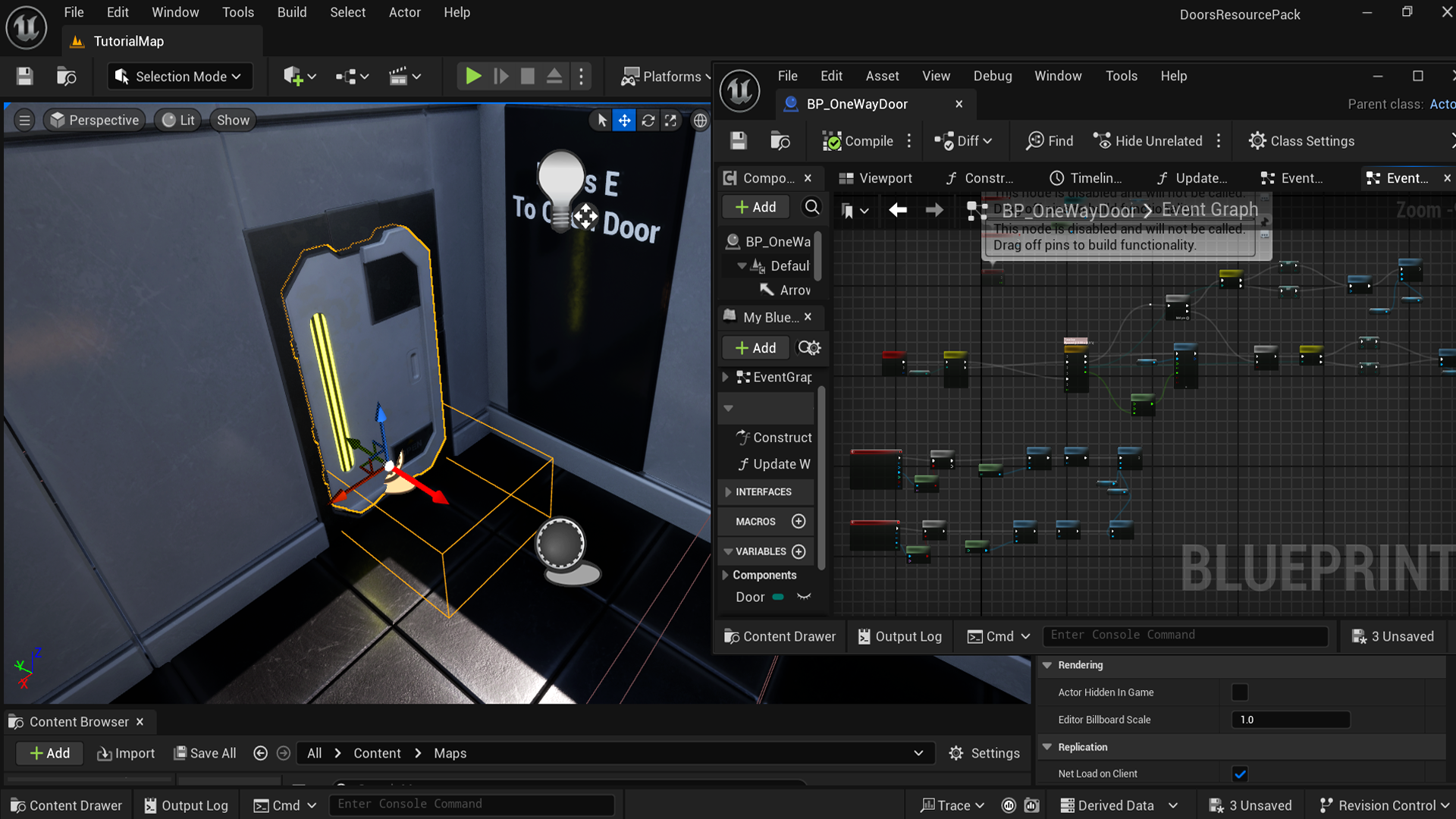 Unreal Engine 5 Blueprint Mastery: Door Systems and Interactive Portals ...