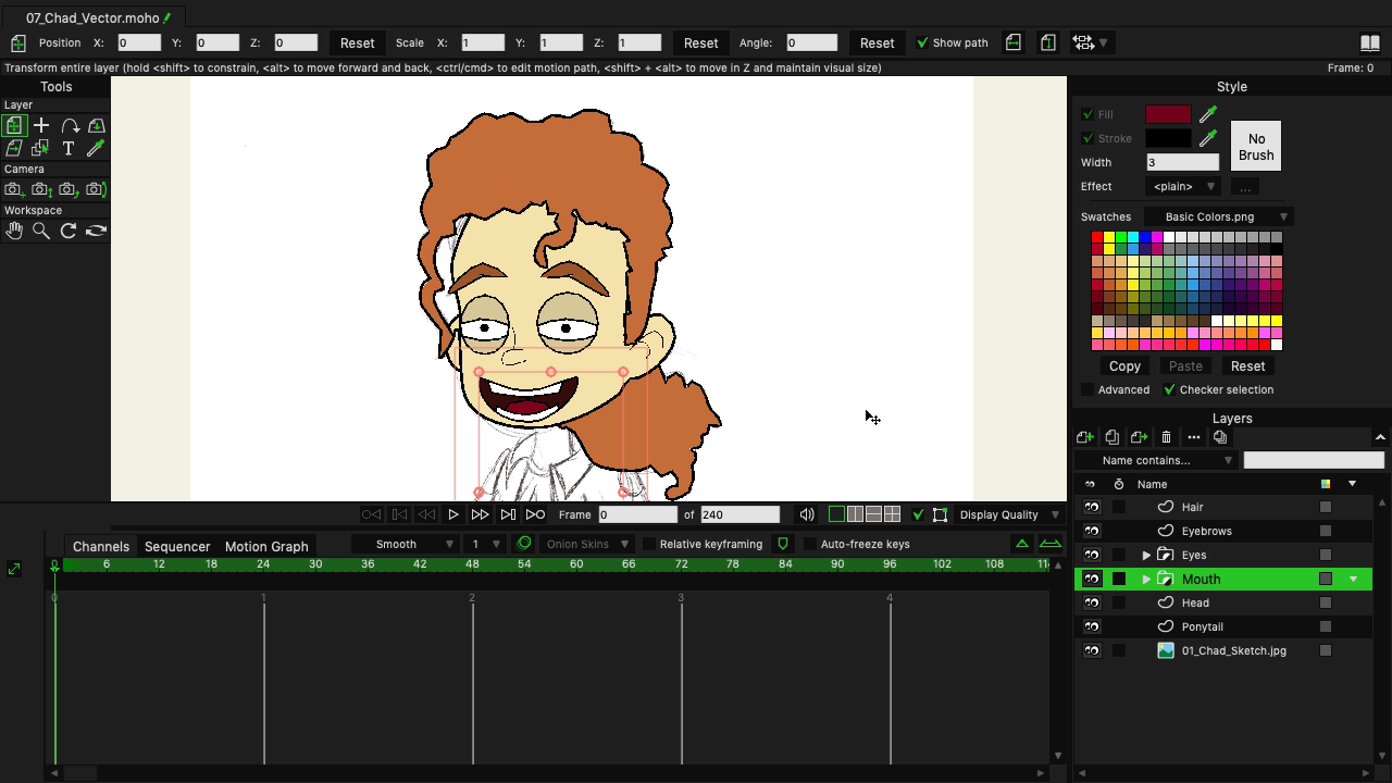 Drawing a Character's Head in Moho | Chad Troftgruben | Skillshare Drawing a Character's Head in Moho | Chad Troftgruben | Skillshare