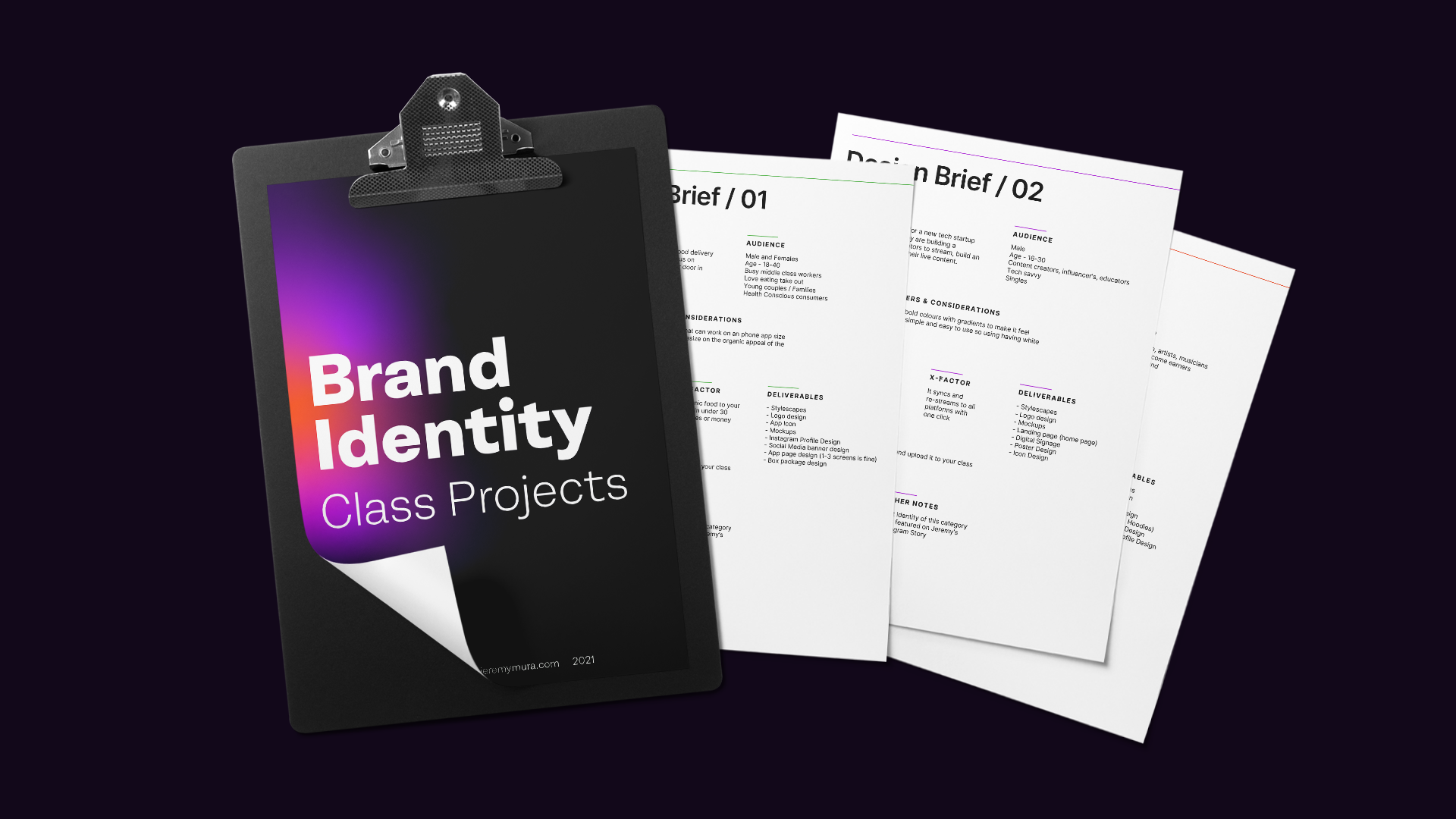 Brand Identity Design for Beginners, Jeremy Mura