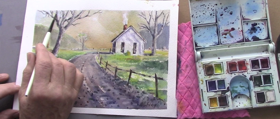 نمونه کار با آبرنگ