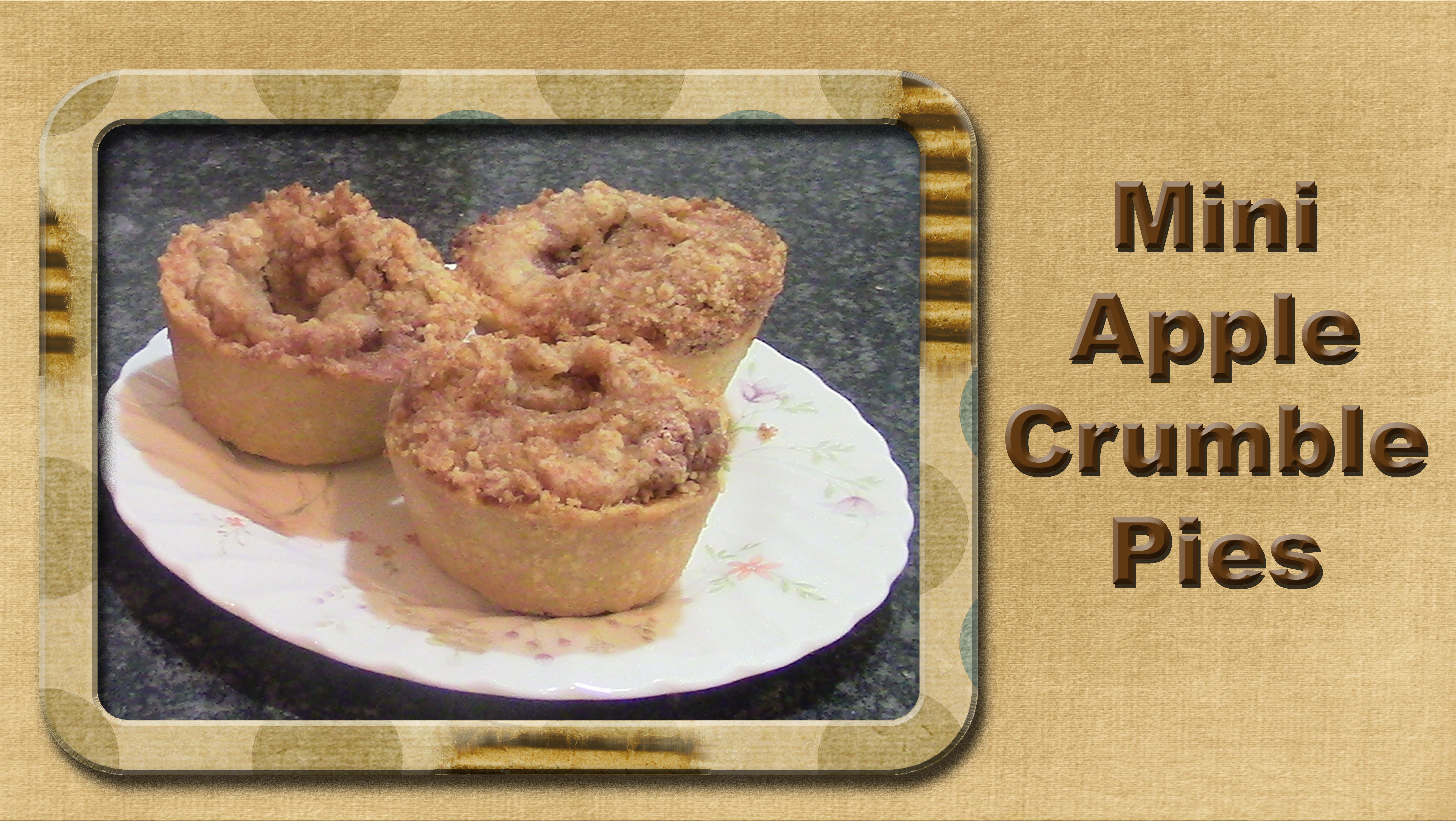 مینی پای‌های خوشمزه و تک نفره آماده سرو در قالب مافین