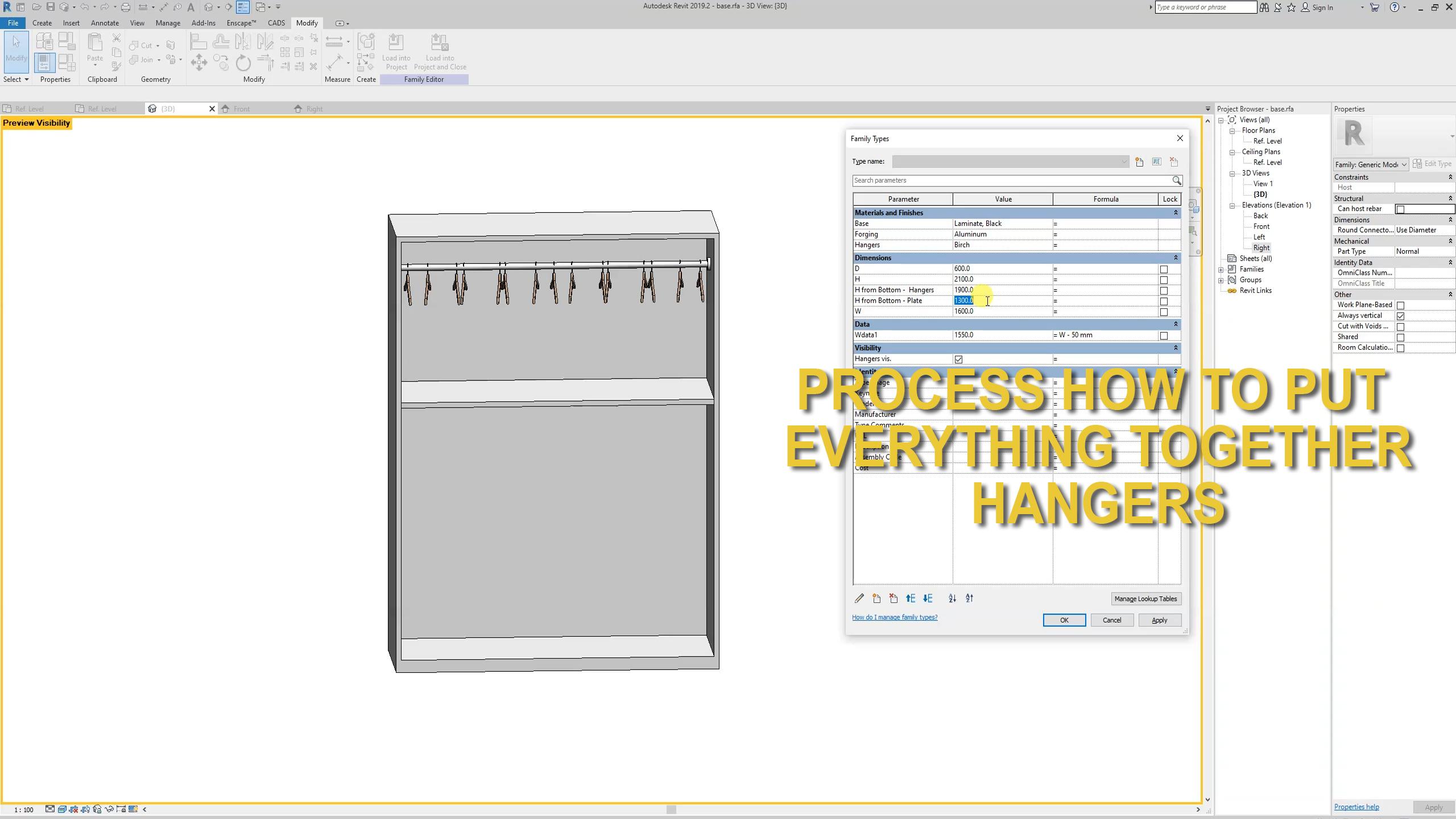 Create Full Parametric Wardrobe In Revit Family From vrogue.co