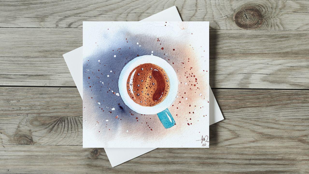 Paint a Cup of Coffee Capture Light and Shadow in Watercolor ⭐