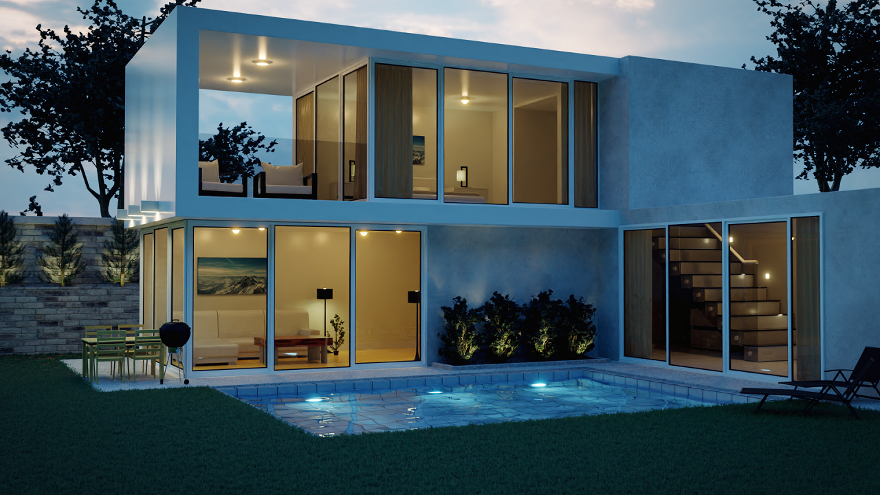 Create & Design a Modern 3D House in Blender | Stephen Pearson ...