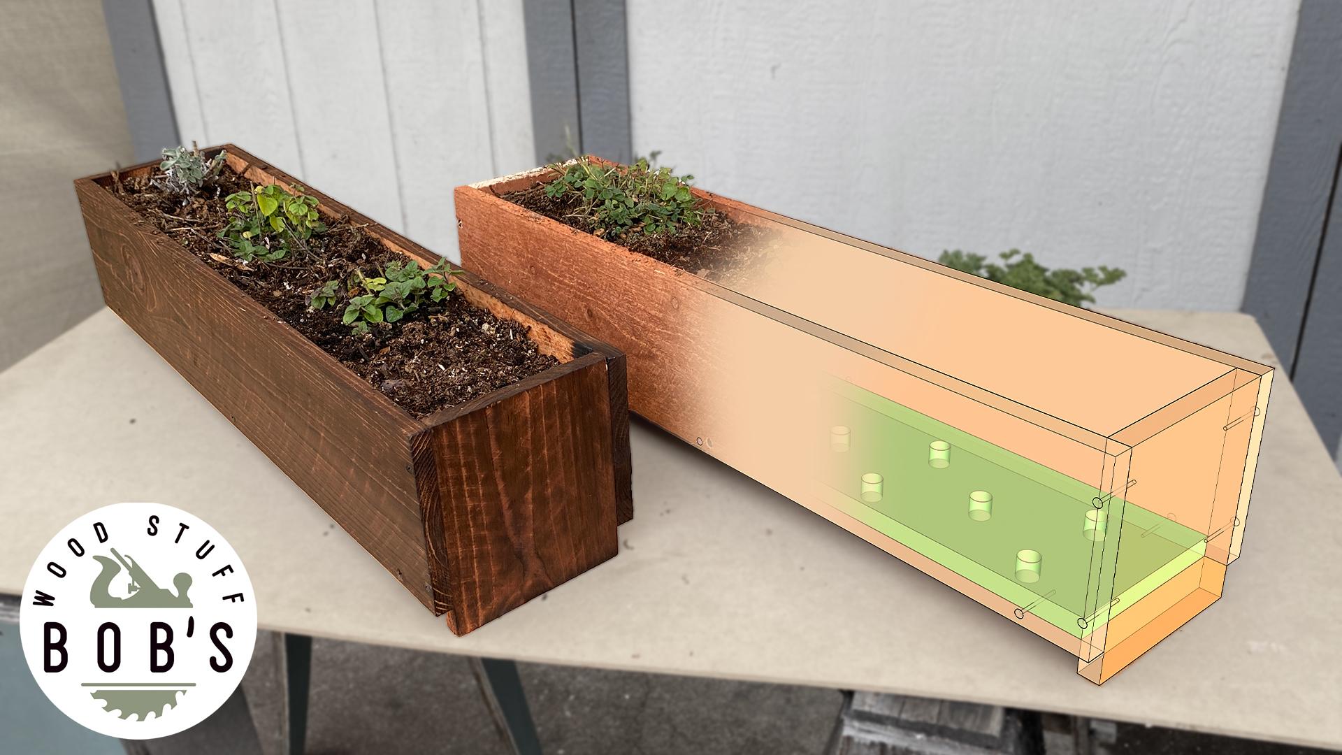 DIY Project: Vegetable Planter Box (plans, photos)