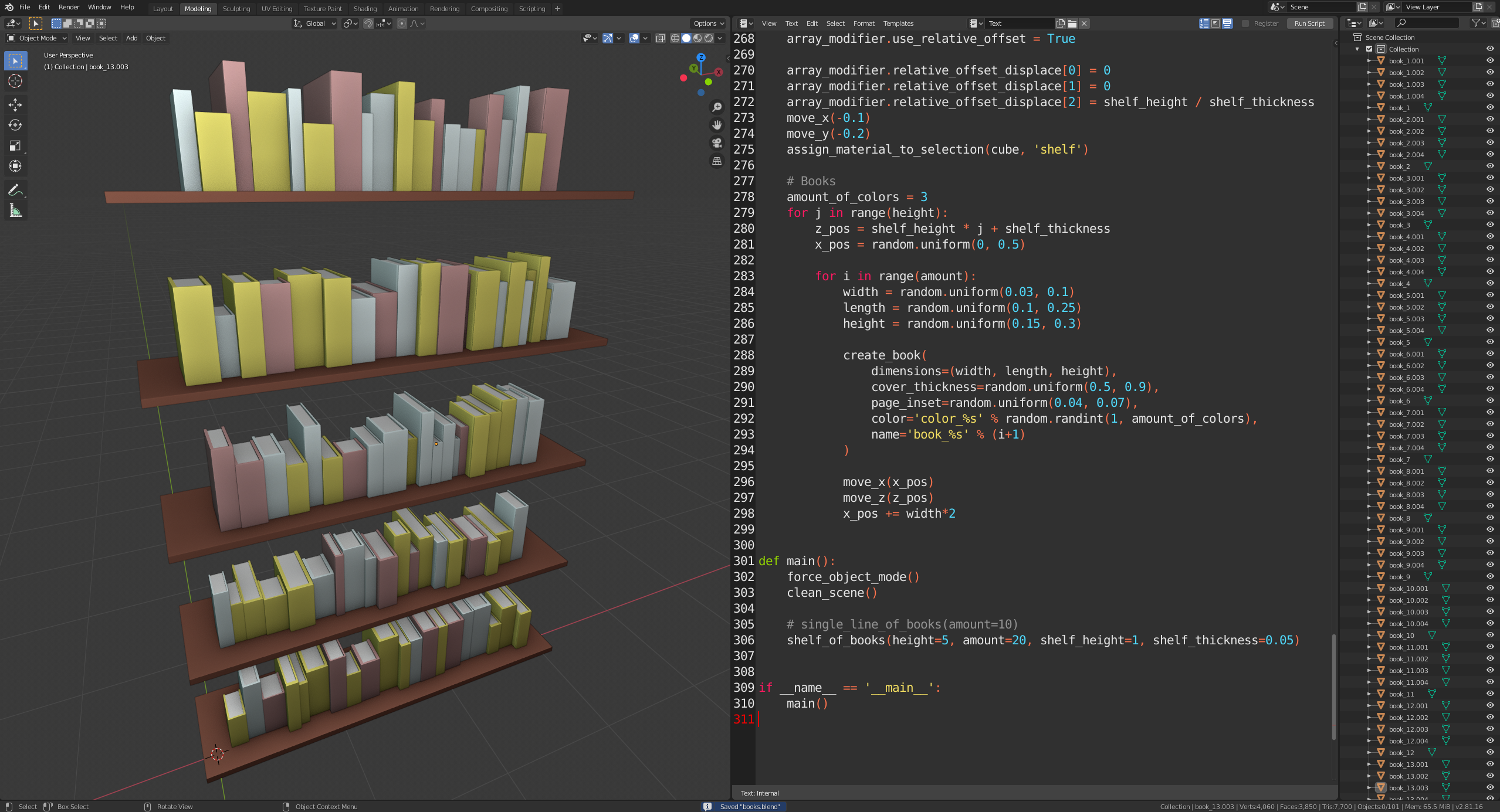Procedural modeling in Blender with Python | Simon Van Den Hende |  Skillshare