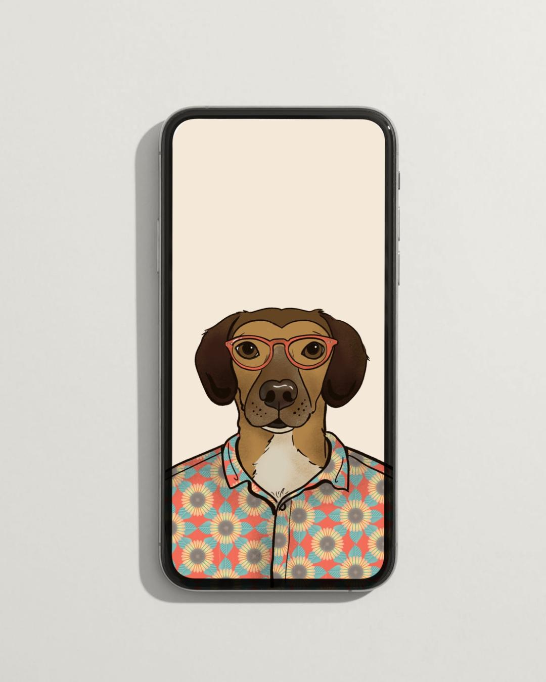 Pet Portraits in Procreate Show Off Their Personality & Style Thais