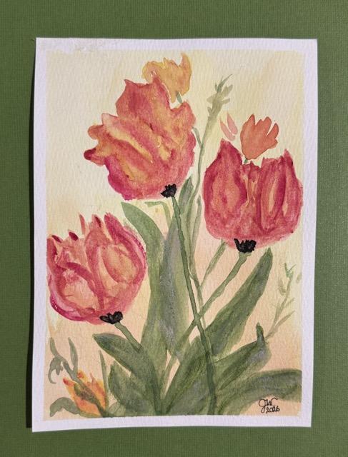 -->Class title actually noted “painting practice
