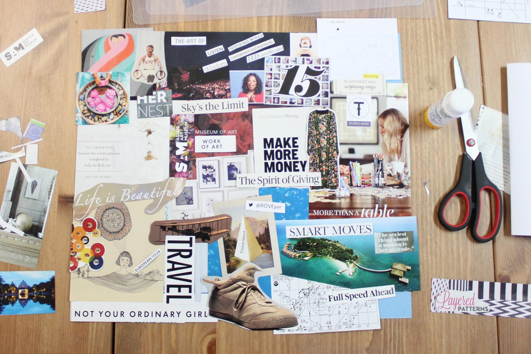 Inspiration To Reality: Make A Vision Board For Your Goals | Jamie ...