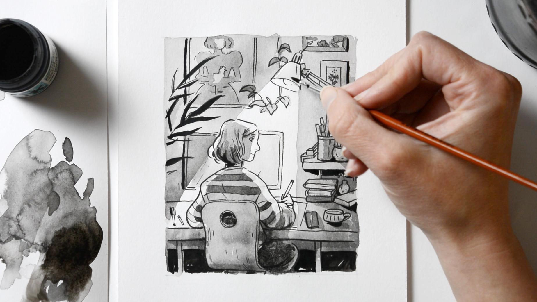 How to draw with ink - Artists & Illustrators