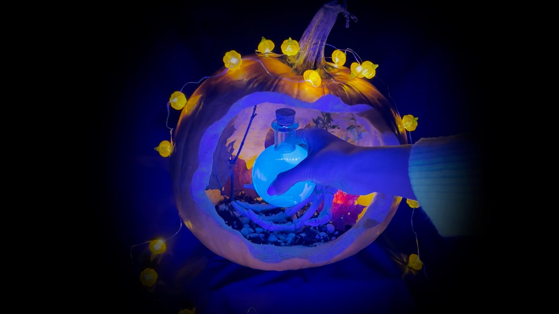 Cinzeladura de abóbora e pintura: 9 ideias criativas de decoração para o  outono e o Halloween | Flori Fama | Skillshare, image size:1920x1080