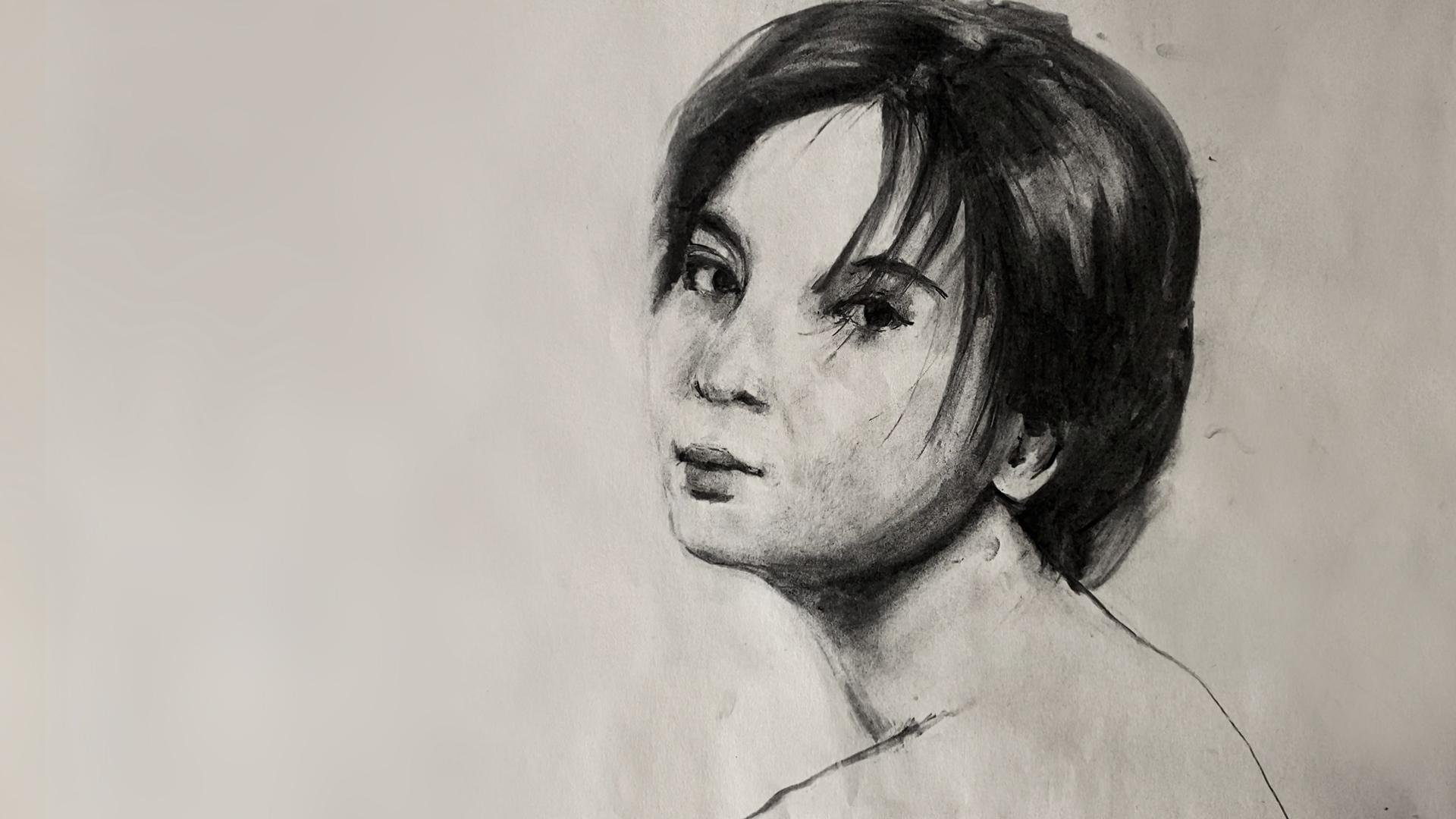 Drawing Charcoal Portraits