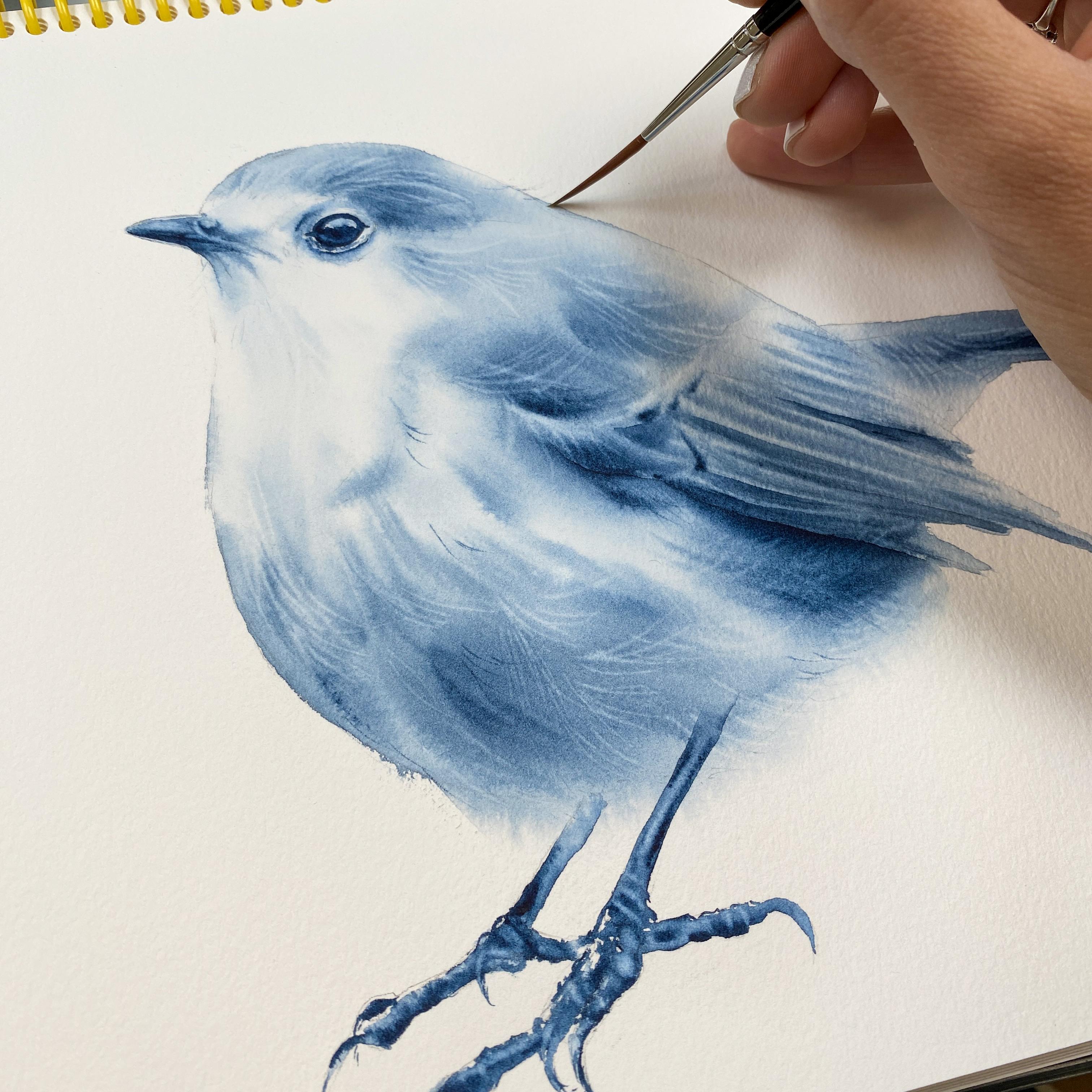 Mastering the Realism of Painting Birds in Watercolor: Wet on Wet and ...