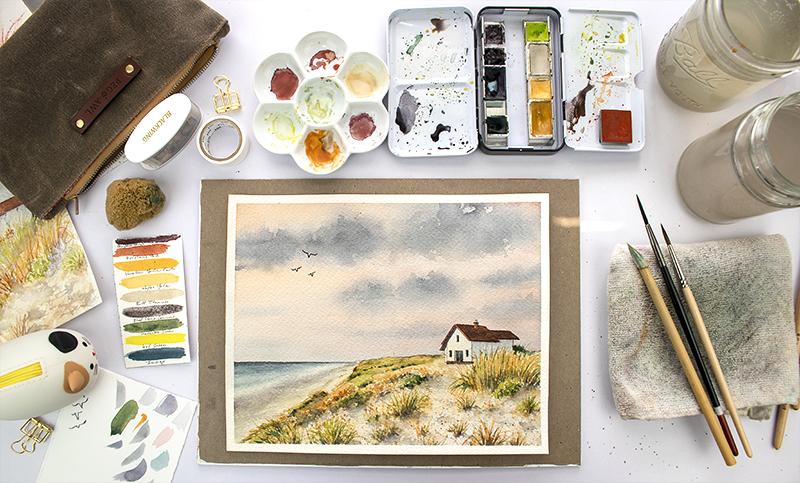 Seaside Escape Painting Kit