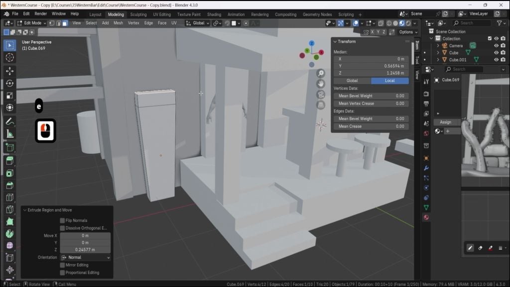 گری‌باکسینگ صحنه وسترن