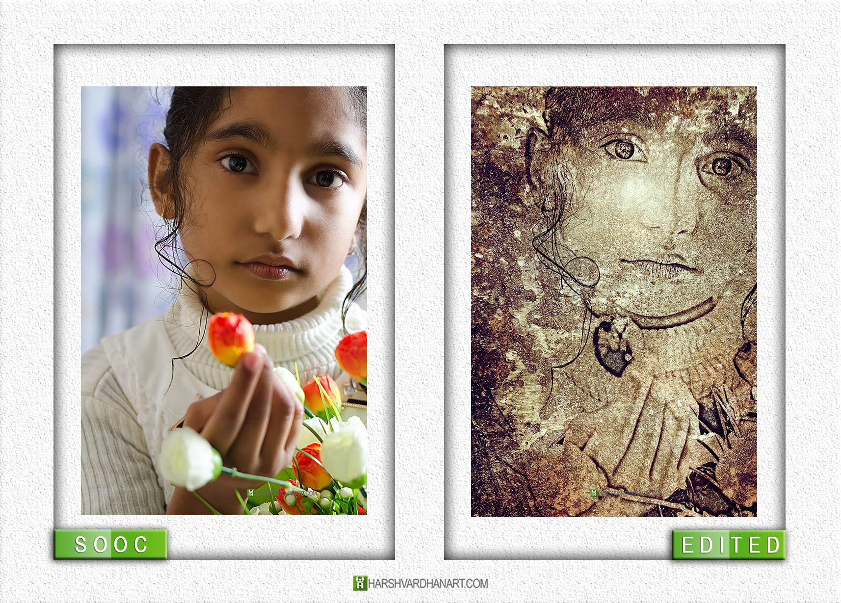 To Ancient Grungy Art in Adobe Harsh