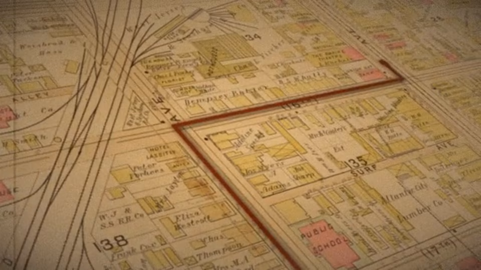 Map Animation - student project
