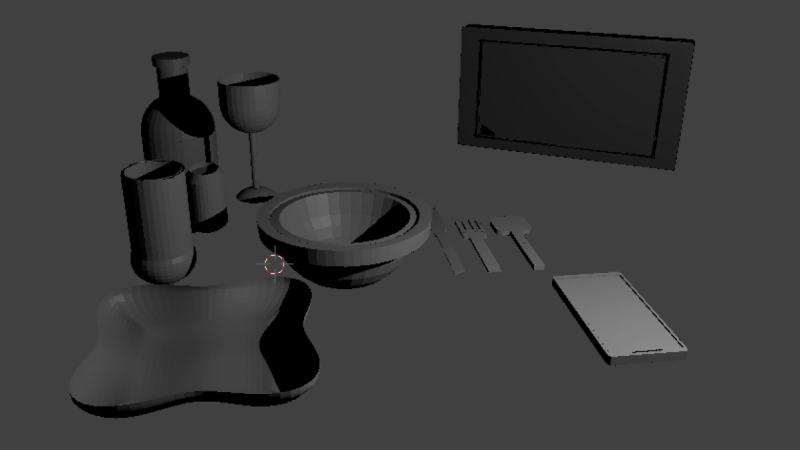 Table Challenge in Blender