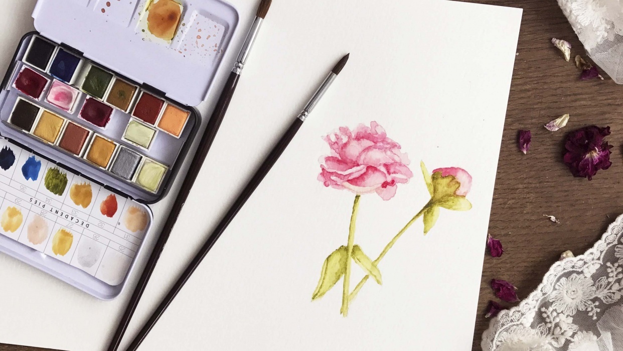 My Peony Painting - student project