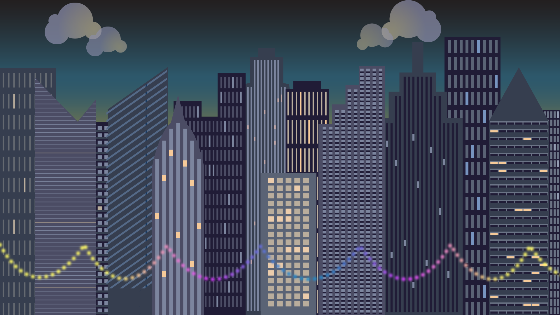 Nighttime Cityscape - student project