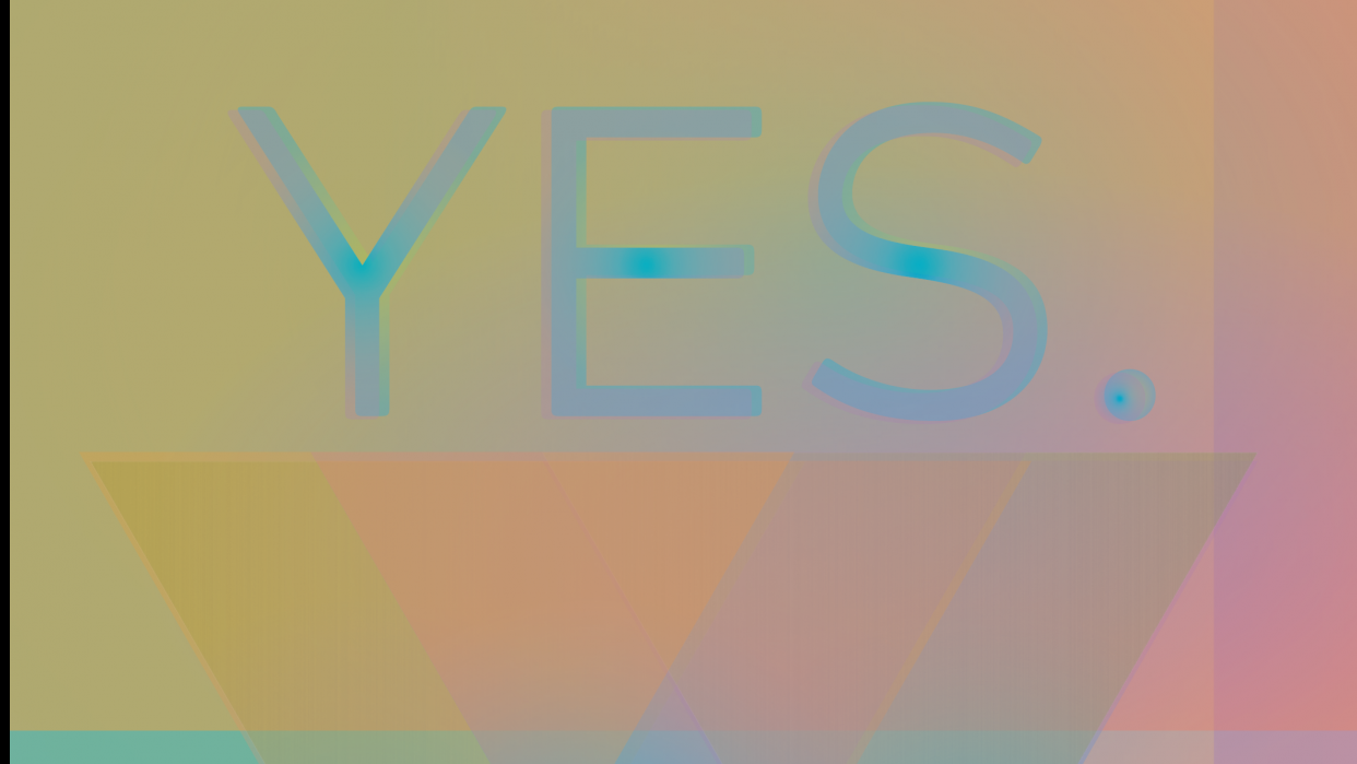 Gradient Background and Text - student project