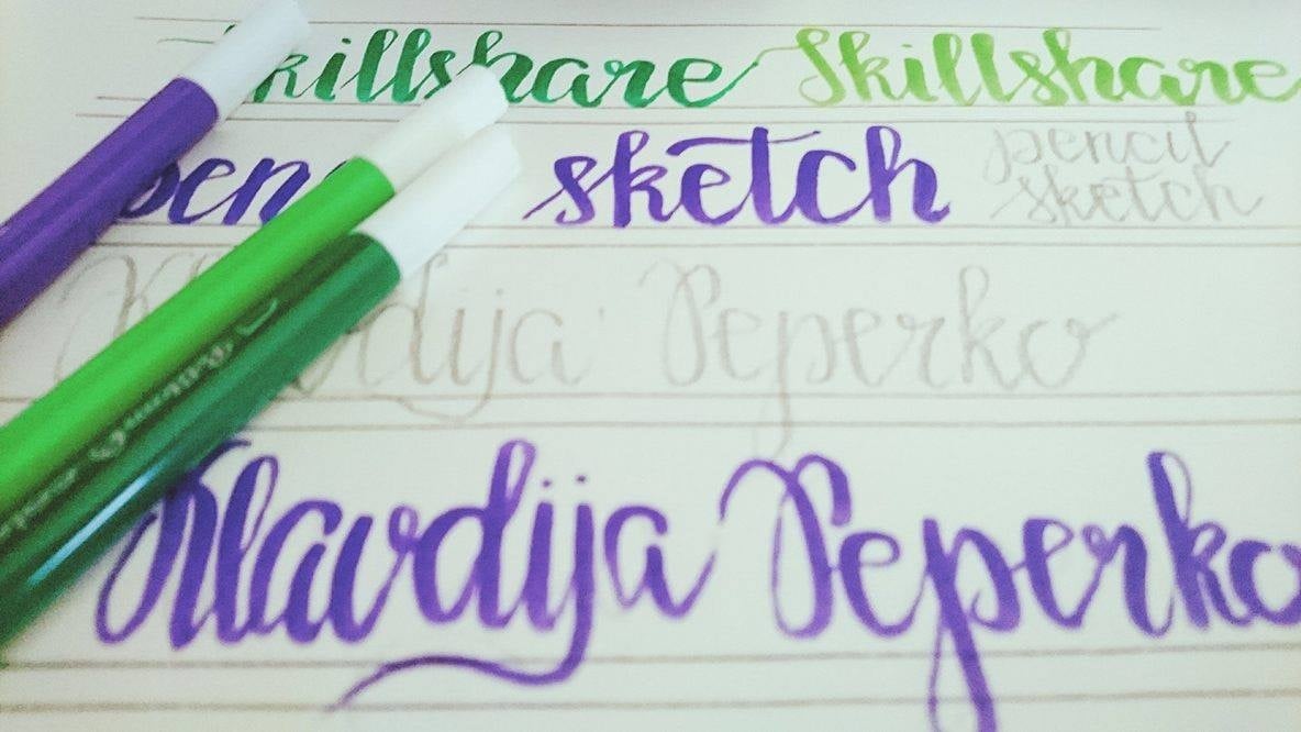 Lettering - student project