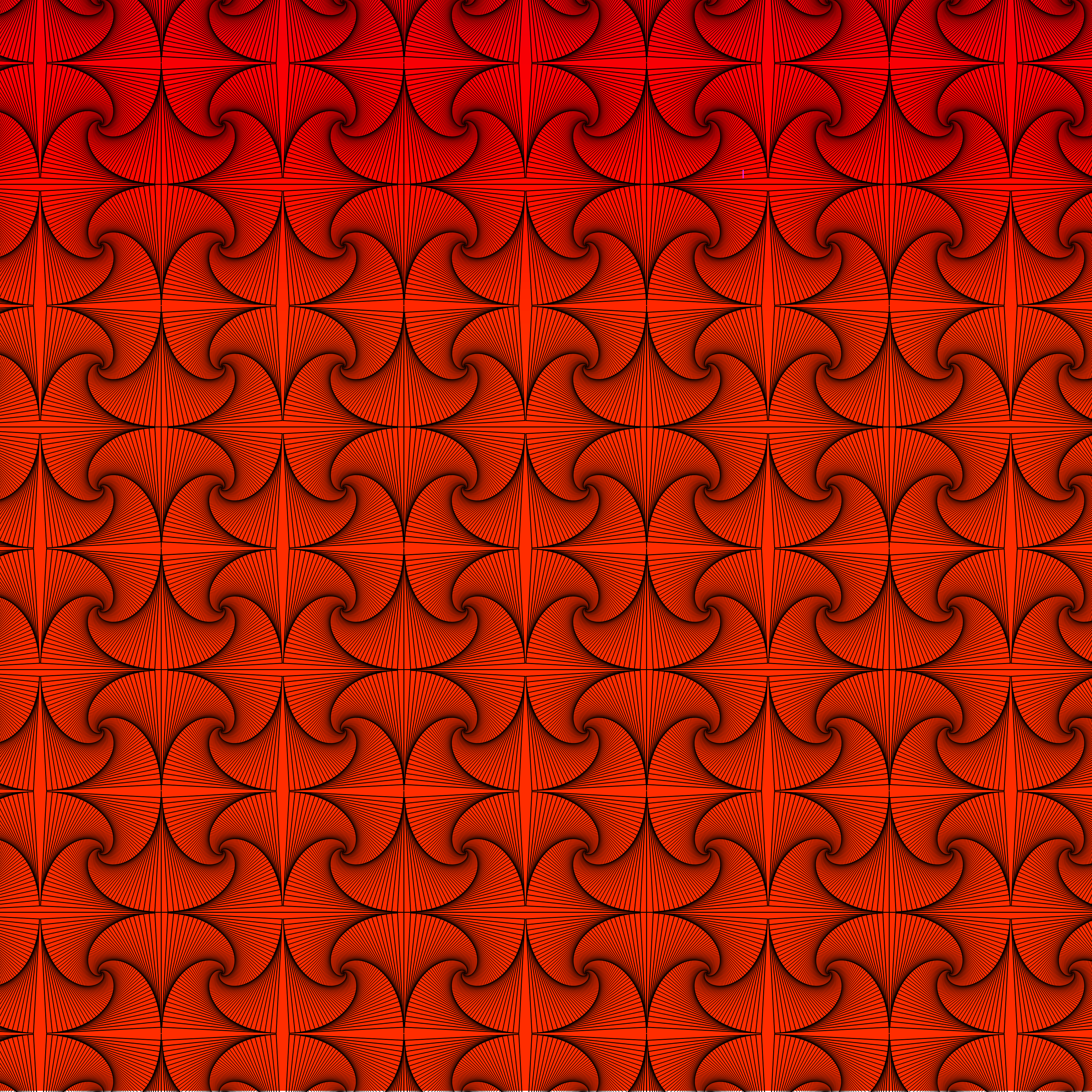 Whimsical Rotated Pattern (nearly) - student project