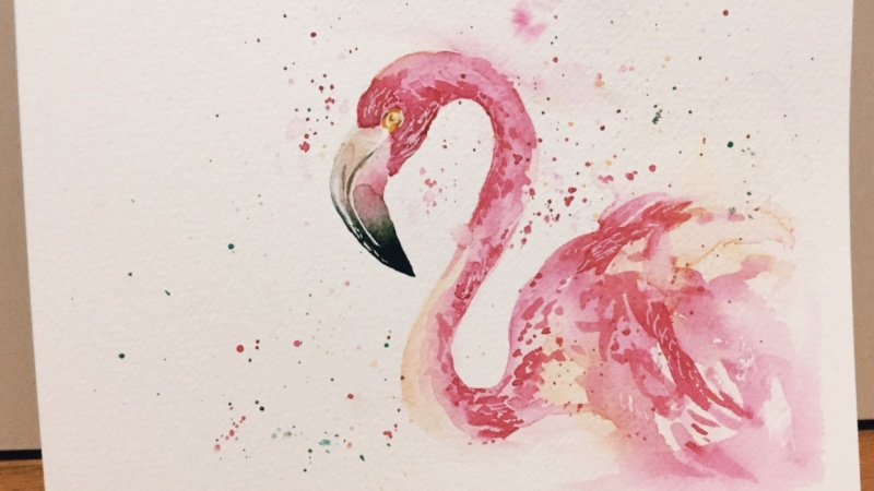 My best flamingo ever!