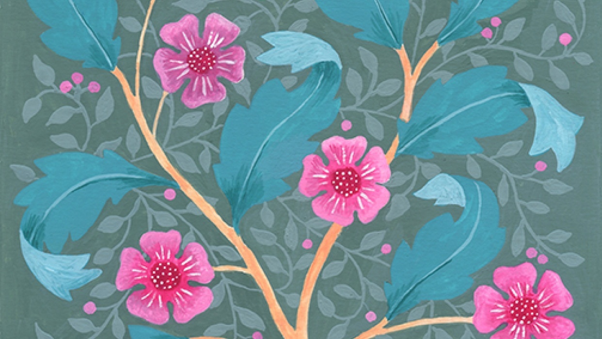 Arts and Craft style design - student project