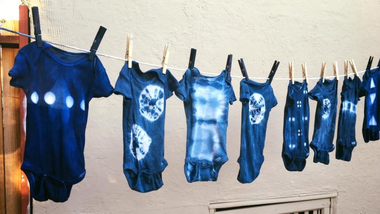 Toddler Shibori Wardrobe - student project
