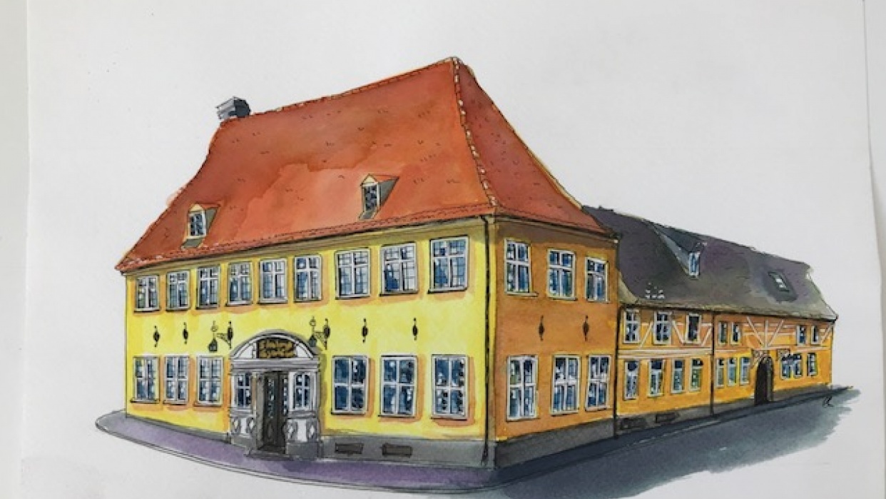 Urban Sketching - student project