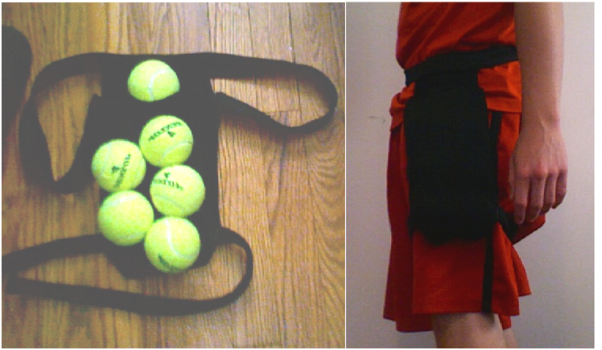 tennis pants with ball pockets
