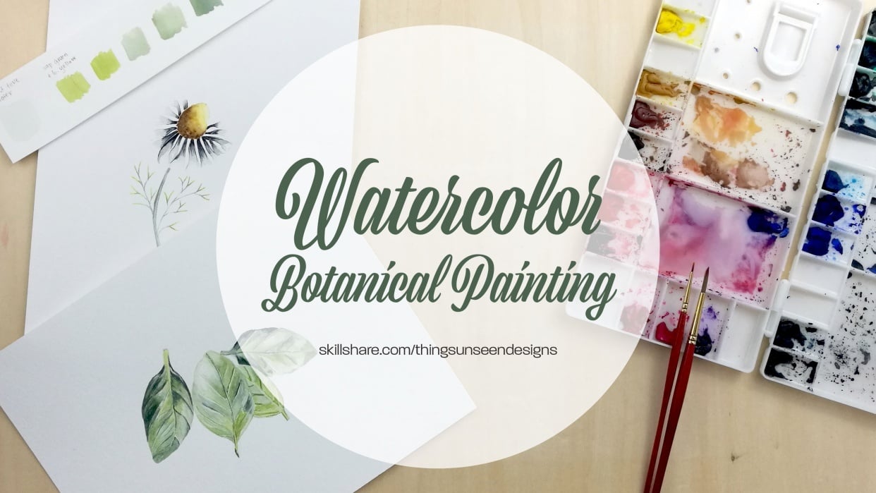 Watercolor Botanical Painting - Sample Project - student project