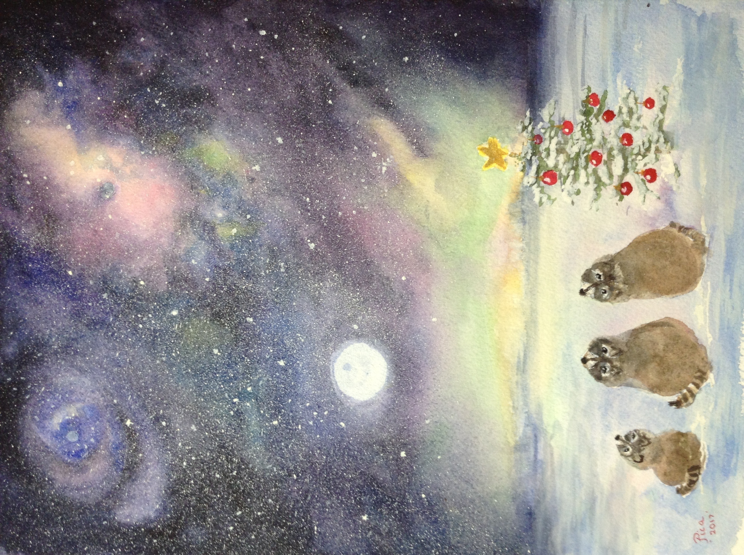 Christmas Universe - student project