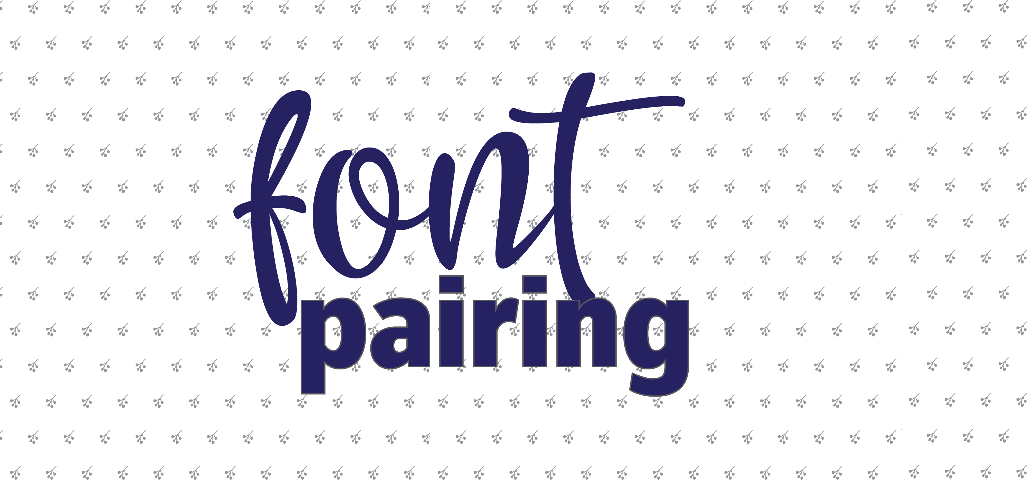 Font Pairing - student project