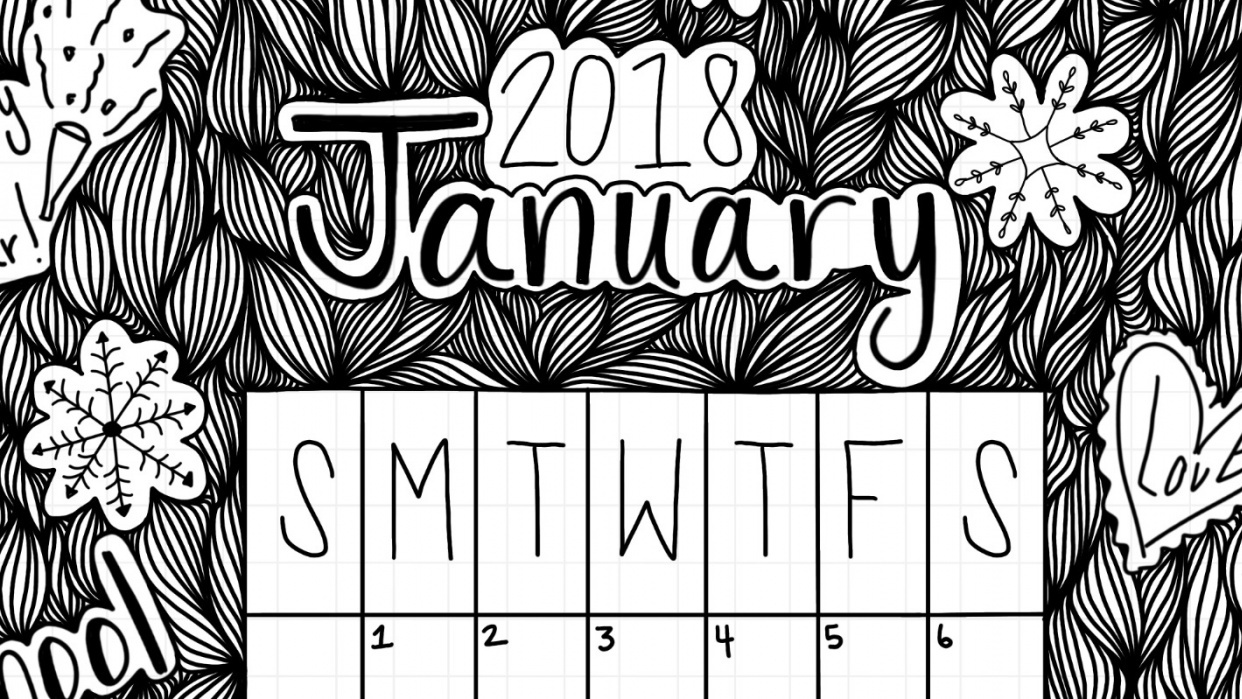 Doodle Calendar - student project