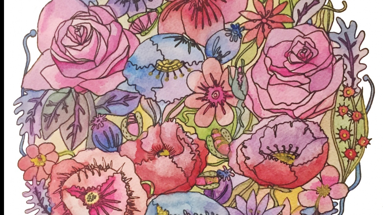 Floral Circle - student project