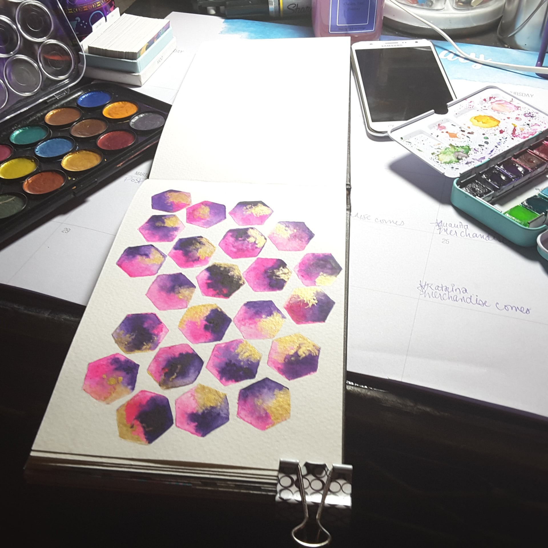 Blending backgrounds - student project