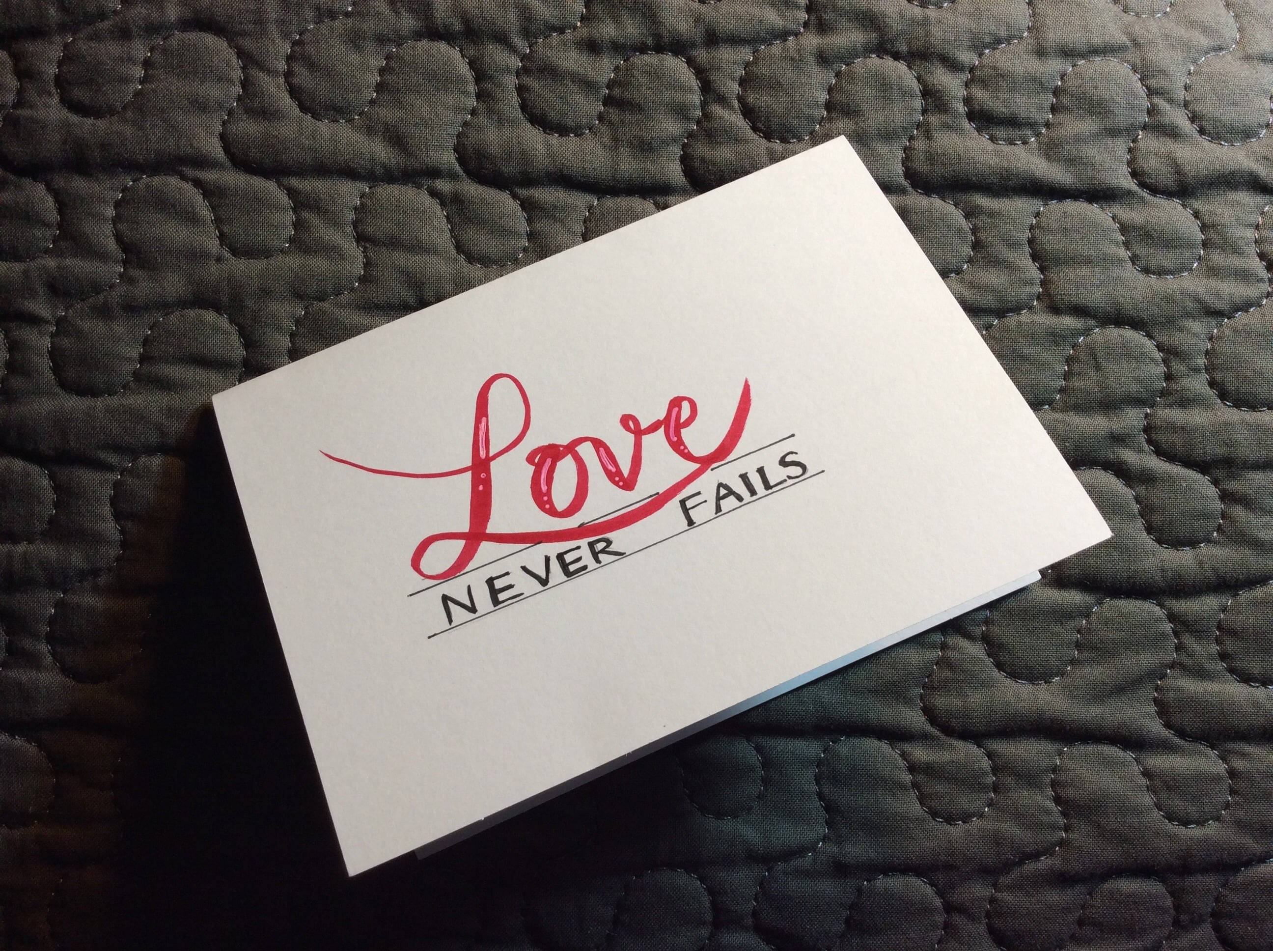 Card for Valentine’s Day - student project