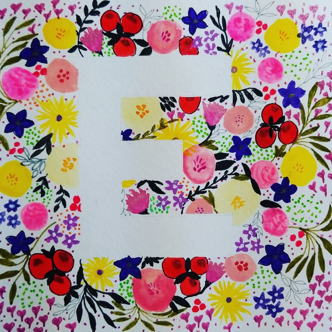 Illustrated Monogram - student project