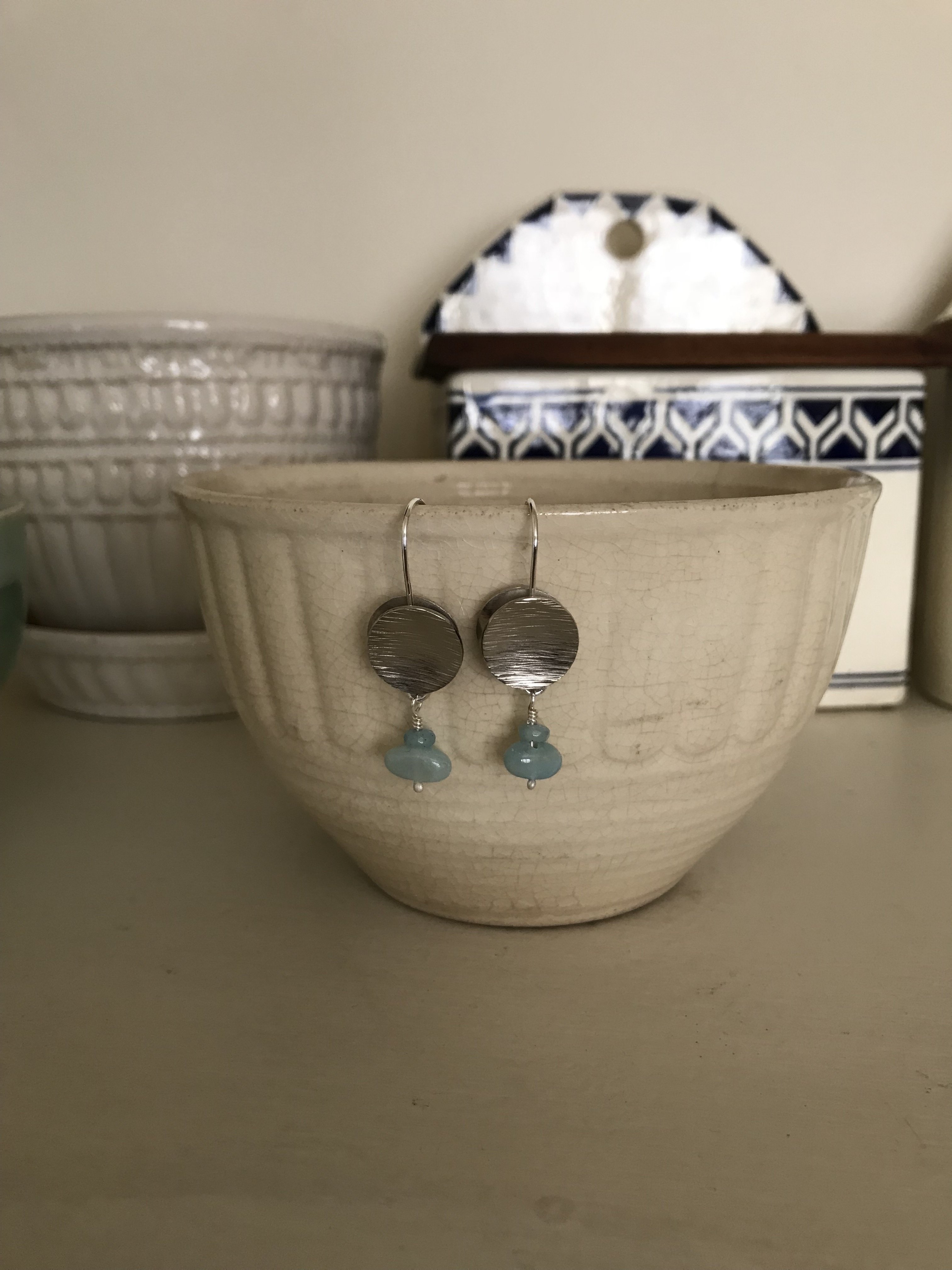 Double Oval Drop Earrings - student project