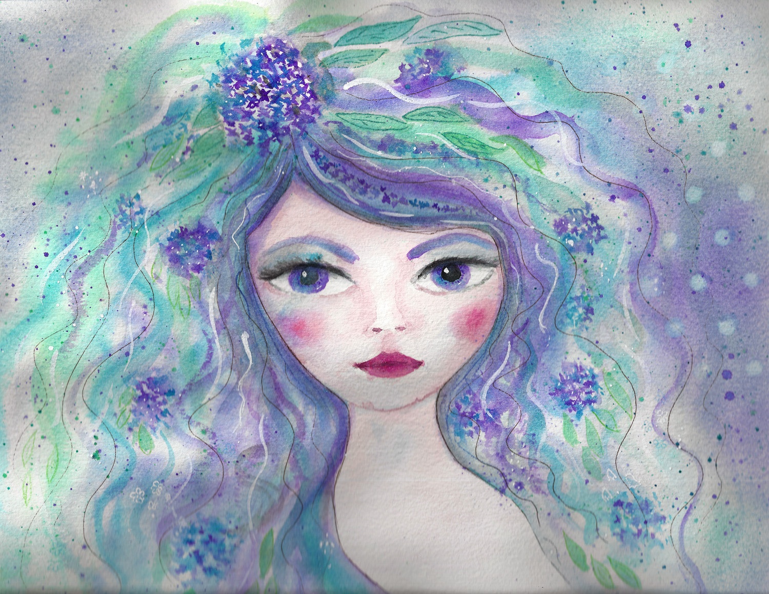 Hydrangea girl ~ - student project