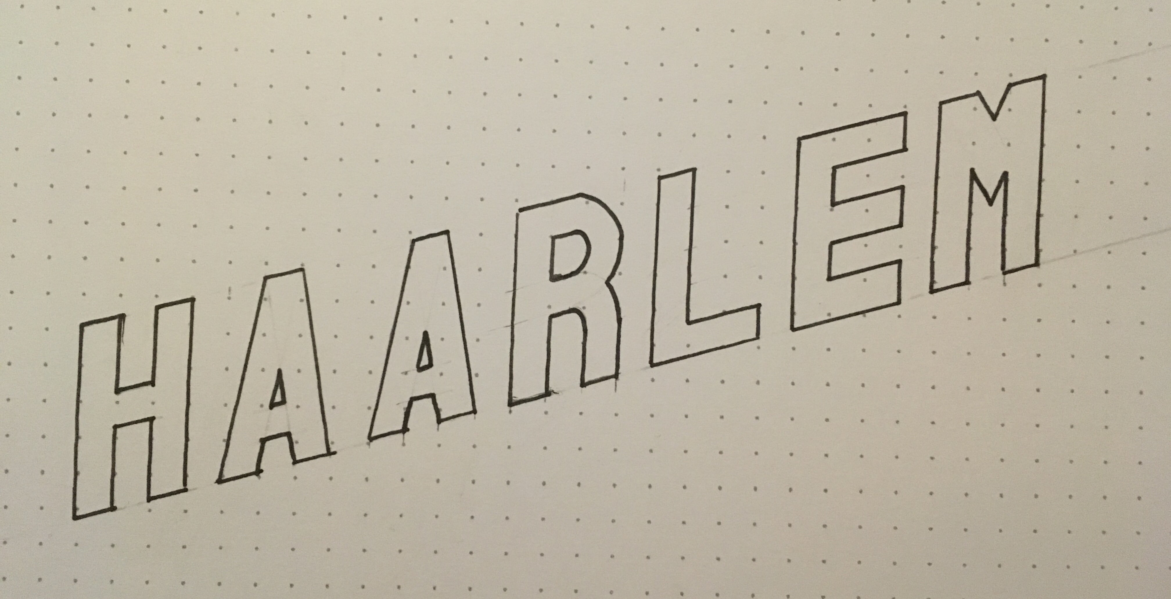 Lettering 101: My hometown - student project