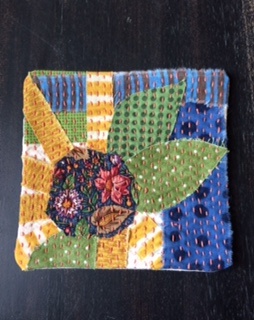 kantha stitch - student project