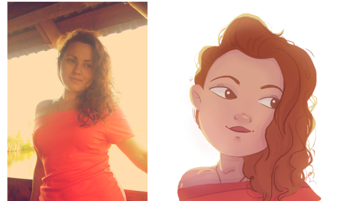 When I started to believe I can draw portraits - student project
