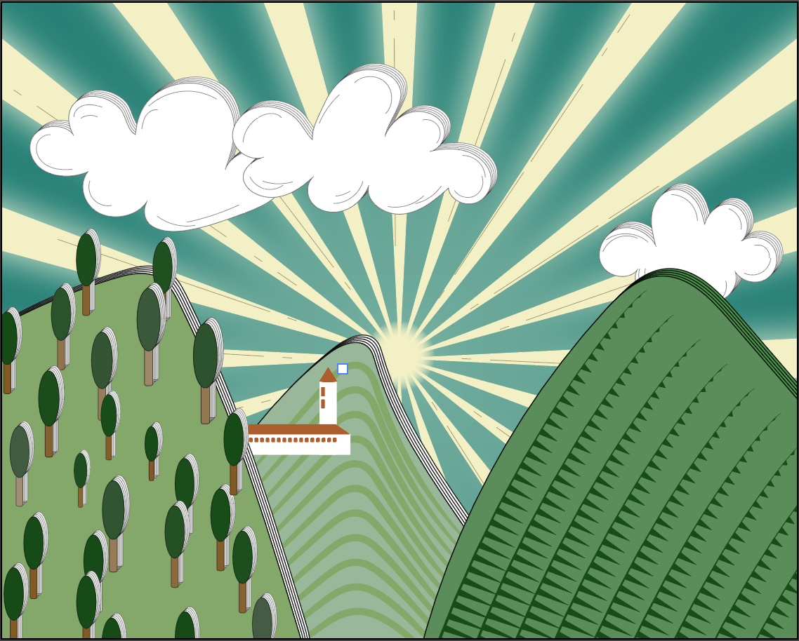 my landscape - student project