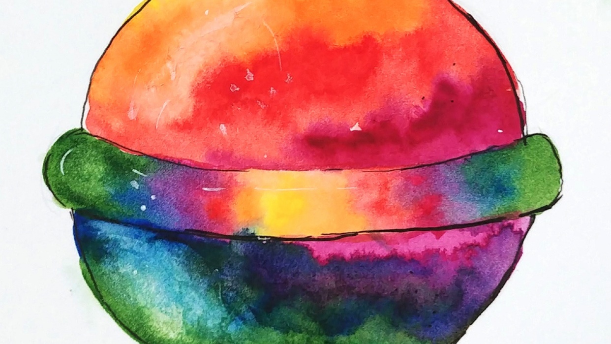 Rainbow sweets - student project