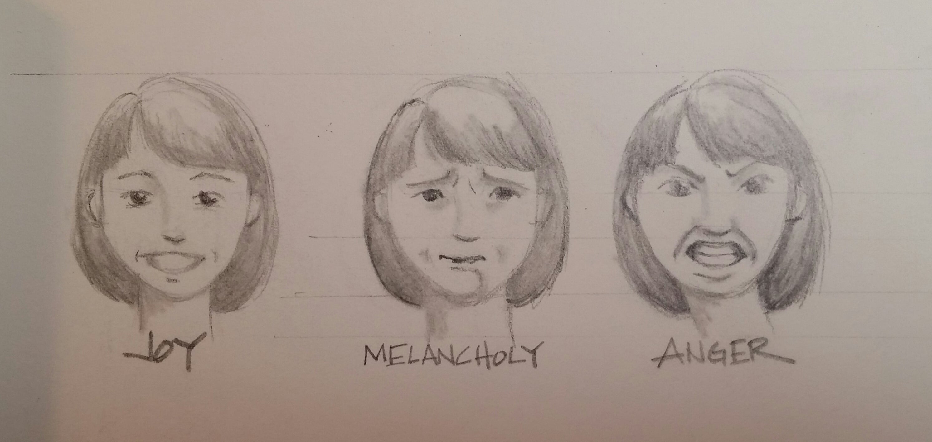 Facial Expressions via Nina Rycroft - student project